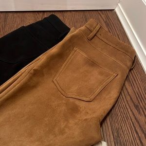 2 Pairs Ann Taylor Faux Suede Skinny Jeans - Size 6